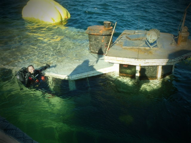 Boat salvage